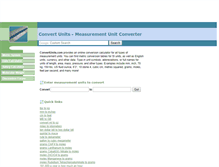 Tablet Screenshot of convertunits.com